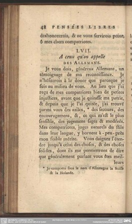 LVII. A ceux qu´on appelle