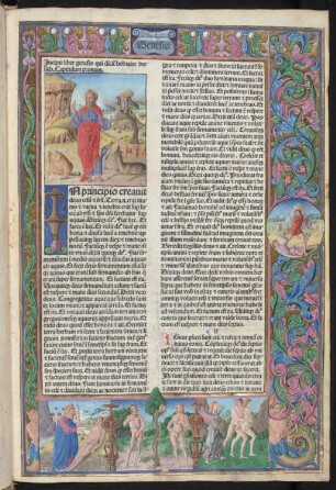 Biblia latina. Venedig, 1479 : Bogen a5r (fol.4 recto) aus: Biblia latina. Venedig, 1479. Dresden: SLUB Ink.2876.2