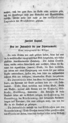 Zweites Kapitel. Von der Judenbörse bis zum Schweinemarkt. Eine topographische Skizze.