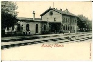 Miltitz. Bahnhof