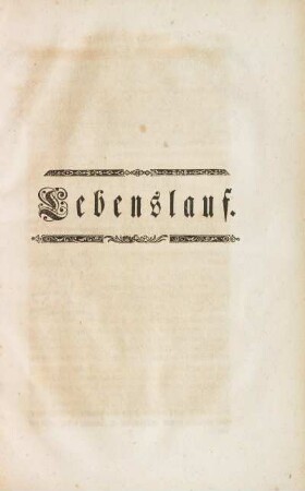 Lebenslauf