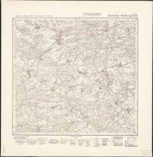 Meßtischblatt 5730 : Gemünda - Heldburg, 1924 : Gemünda- Heldburg. - Aufn. 1920, ehem. coburg. Gebiet erkundet 1920. - 1:25000. - München, 1924. - 1 Kt.