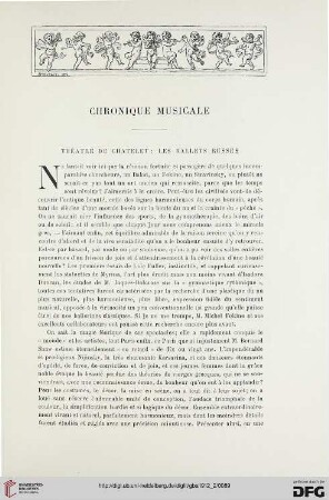 4. Pér. 8.1912: Chronique musicale