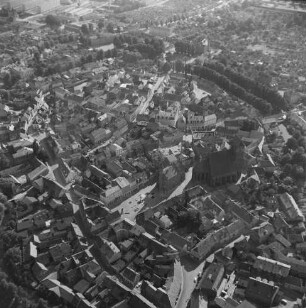 Altstadt von Perleberg : Blickrichtung Südosten
