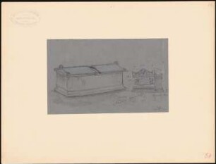Tonsarkophage aus dem Museum, Palermo: Ansicht