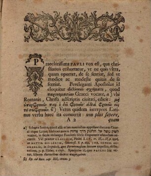 Promotionem doctoralem quinque theologiae licentiatorum ... indicit et ad eam ... invitat Christianus Fridericus Boernerus : [Programma quo simul de modestia, qua theologum praeditum esse oportet, ad Rom. c. XII, c. 3.]
