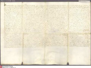 1587, Juni 22; Notariatsinstrument über die Erwählung des Theodor von Galen zum Dompropst von Bremen.