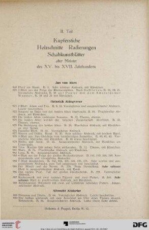 II. Teil (Nr. 969-1944)
