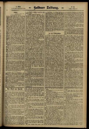 Zweite Ausgabe vom Freitag, den 07. März 1913.