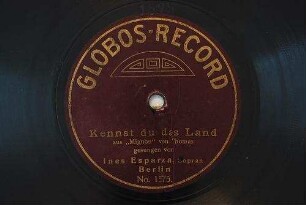 Kennst du das Land : aus "Mignon" / von Thomas