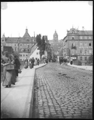 Meißen. Blick von der alten Brücke
