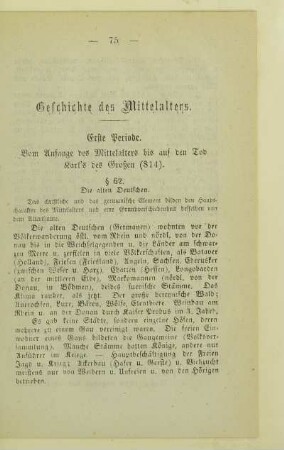 Geschichte des Mittelalters