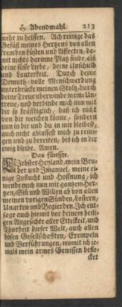 Das fünffte.