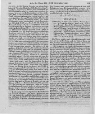 Kaup, J.-J.: Description d'ossements fossiles de Mammifères inconnus jusqu`á present, qui se trouvent au Museum Grand - Ducal de Darmstadt. Darmstadt: Heyer 1832