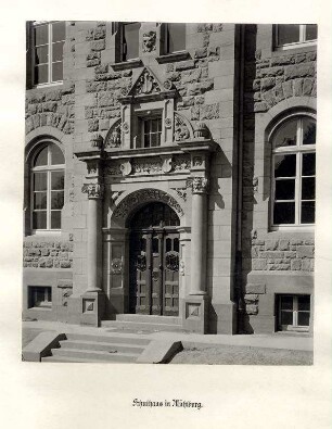 Strieder, Wilhelm. Hardtschule Mühlburg