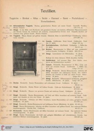 Textilien (Nr. 503-580)
