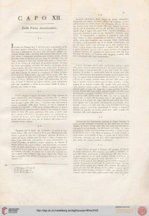 Capo XII: Della Varice Aneurisma