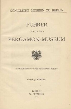 Führer durch das Pergamon-Museum