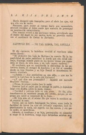 Capítulo XII - De tal árbol, tal astilla