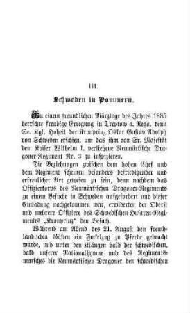 III. Schweden in Pommern