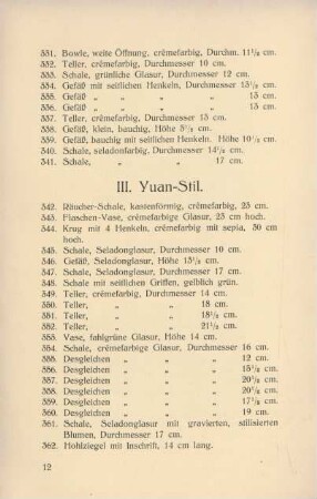 III. Yuan-Stil