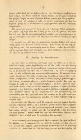 III. Regeling der heerendiensten