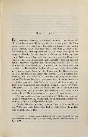 Das chirurgische Nähmaterial : Inaug.-Diss. von Strassburg