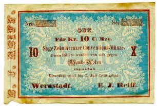 10 Kreuzer Conventions-Münze