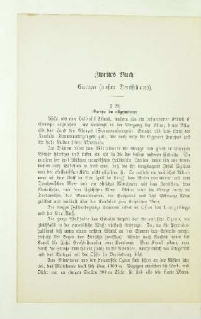Zweites Buch. Europa (außer Deutschland)