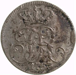Münze, Groschen, 1753