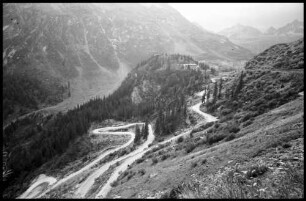 Silvretta: Hochalpenstraße, Serpentinen
