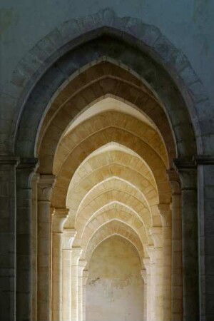 Frankreich. Bourgogne. Yonne. Pontigny. Abbaye. Romanische Abtei