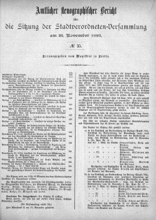 No. 35, 23. November 1893
