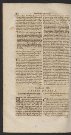 Constitutio XX.