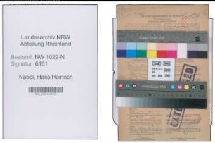 Entnazifizierung Hans Heinrich Nabel , geb. 01.07.1912 (Arzt)