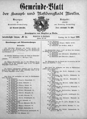 1891,35: No. 35, 30. August 1891