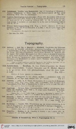 Topography (Nr. 1535 - 1600)
