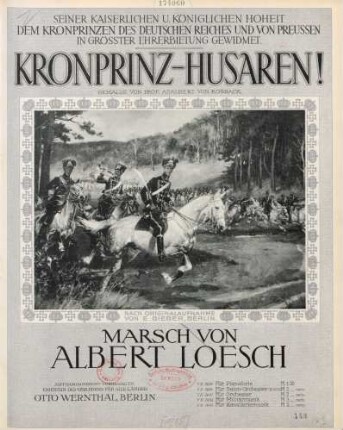 Kronprinz-Husaren! : Marsch