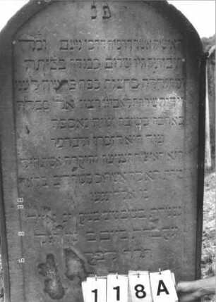 Grabstein 118A