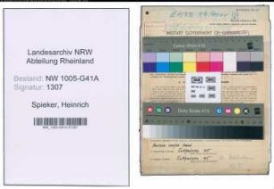 Entnazifizierung Heinrich Spieker , geb. 09.02.1915 (Polizist)