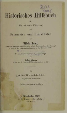 1R: Alte Geschichte