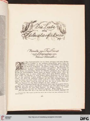 Die Liebe des Flibustierflüstrers: Novelle