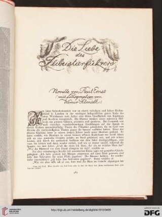 Die Liebe des Flibustierflüstrers: Novelle