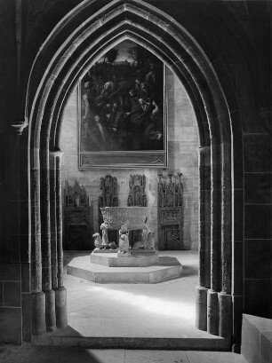 Bremen. Dom Sankt Petri . Ostkrypta (1050/1068 und 1187). Östliche Kapelle (1497/1511?)