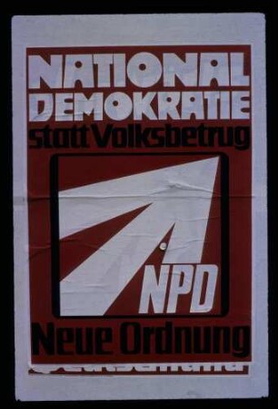 Wahlplakat NPD 24.5.78.