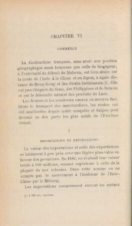 Chapitre VI. Commerce