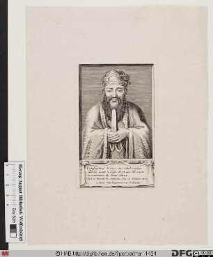 Bildnis Konfuzius (chines. K'ung Fu Tzu)