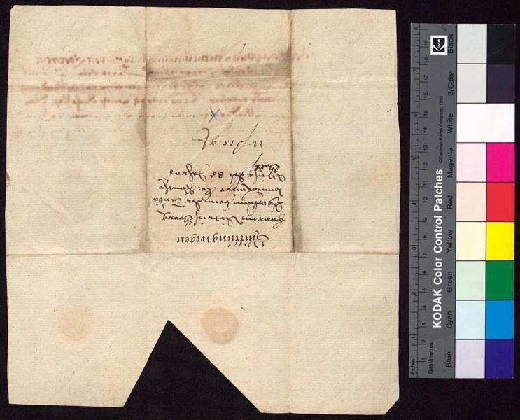 Kunigunde Berka von Duba, geborene Gräfin von Eberstein (Königunda Berckin eine geborne Gräffin von Eberstein), Witwe des Sigismund Berka von Duba auf Böhmisch Leipa (Leippe), bestätigt Bürgermeister und Rat der Stadt Bautzen den Empfang der königlichen Jahrrente zu St. Galli über 11 Taler und 15 Groschen | Digitalisierung: Stadtarchiv Bautzen
