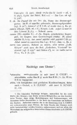 Nachträge zum Glossar
