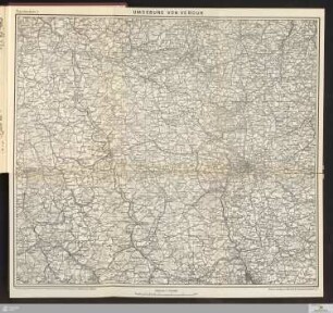 Übersichtskarte 1: Umgebung von Verdun